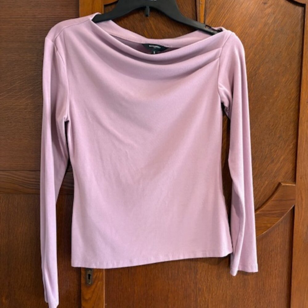 Banana Republic lilac drop-shoulder top, size small